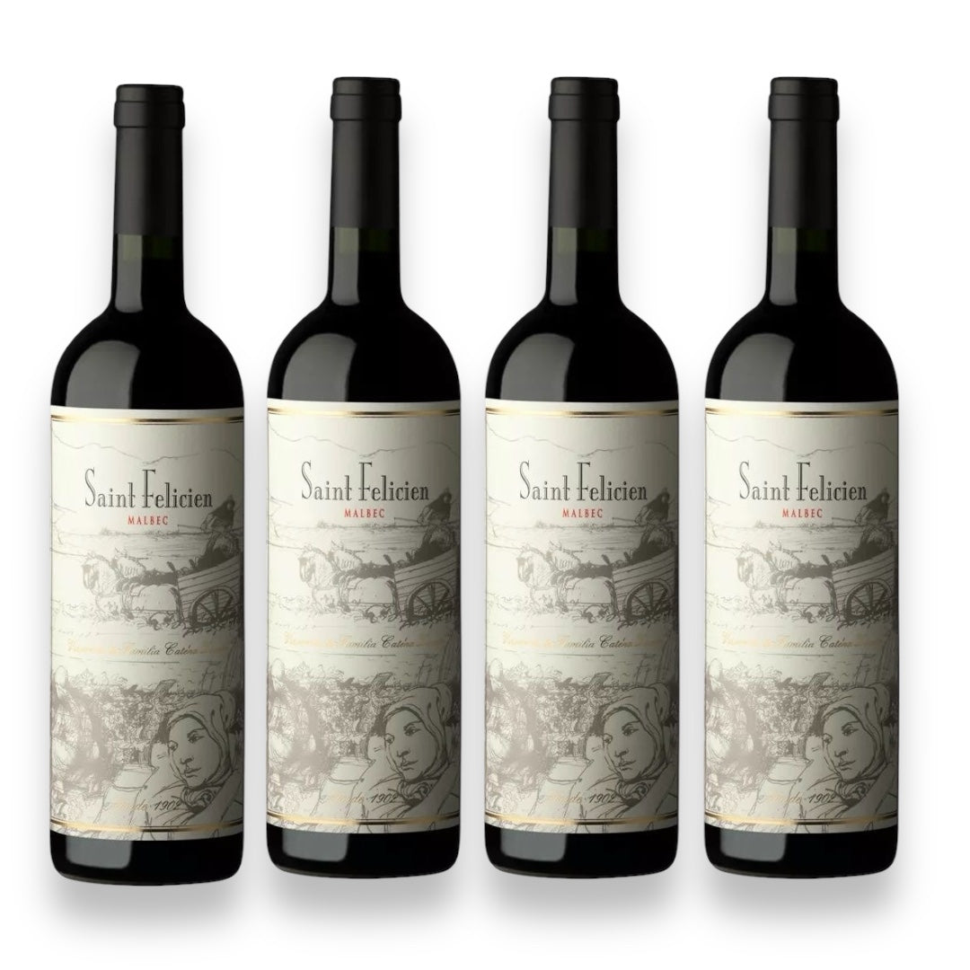 Kit 4 Vinhos Saint Felicien Malbec